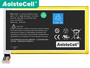 Battery for Amazon P48WVB4