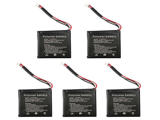 Battery for Senter ST655814-5pcs