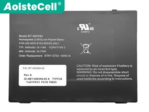 Battery for Zebra BTRY-ET5X-10IN5-IA